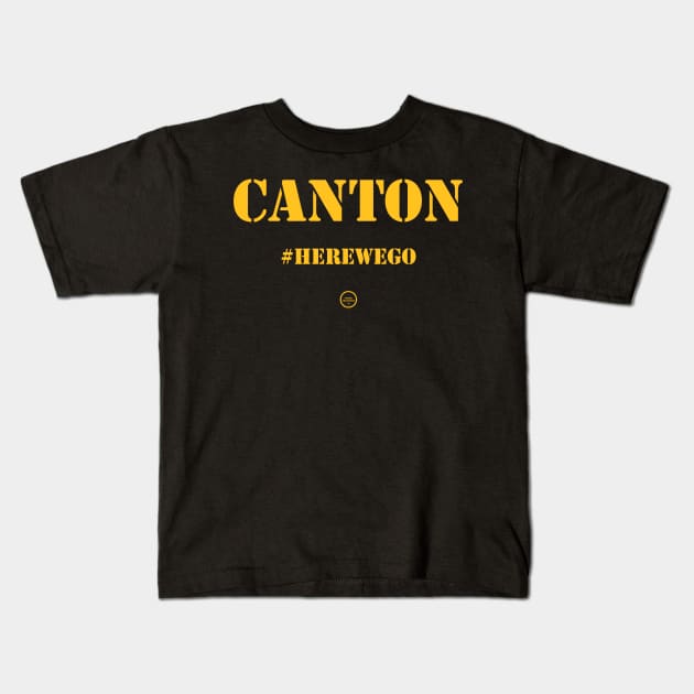 Canton PFHOF Kids T-Shirt by YinzerTraditions